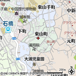 長崎県長崎市東山町7-21周辺の地図