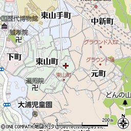 長崎県長崎市東山町11周辺の地図
