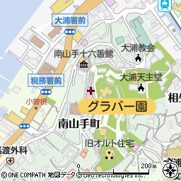 長崎県長崎市南山手町周辺の地図