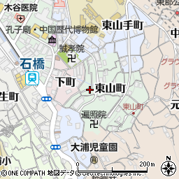 長崎県長崎市東山町3周辺の地図