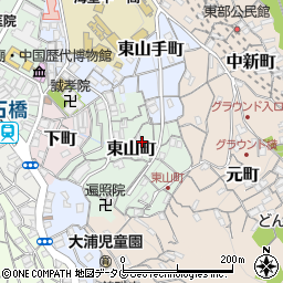 長崎県長崎市東山町9周辺の地図