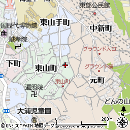 長崎県長崎市東山町11-5周辺の地図