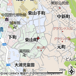 長崎県長崎市東山町10-15周辺の地図