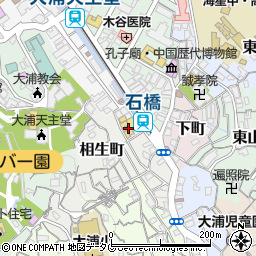 ジョイフルサン　大浦店周辺の地図