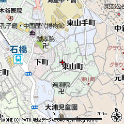 長崎県長崎市東山町2-11周辺の地図