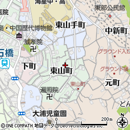 長崎県長崎市東山町9-17周辺の地図