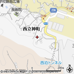 長崎県長崎市西立神町5-25周辺の地図