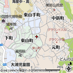 長崎県長崎市東山町10周辺の地図