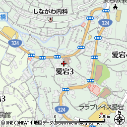 長崎県長崎市愛宕3丁目周辺の地図