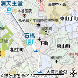山口ふとん本店大浦店周辺の地図