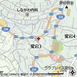 長崎愛宕郵便局周辺の地図