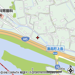 熊本県上益城郡嘉島町上島2791周辺の地図