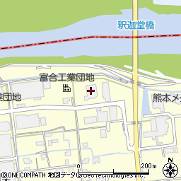 株式会社熊本サッシ周辺の地図