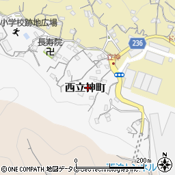 長崎県長崎市西立神町6周辺の地図