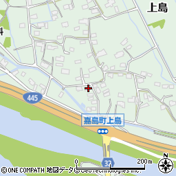 熊本県上益城郡嘉島町上島1292周辺の地図