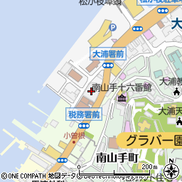 長崎自動車松ヶ枝営業所周辺の地図