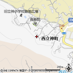 長崎県長崎市西立神町周辺の地図