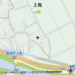 熊本県上益城郡嘉島町上島1236周辺の地図
