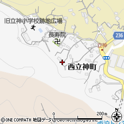 長崎県長崎市西立神町7周辺の地図