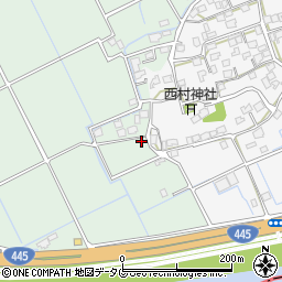 熊本県上益城郡嘉島町上島77周辺の地図