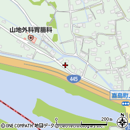 熊本県上益城郡嘉島町上島2779周辺の地図