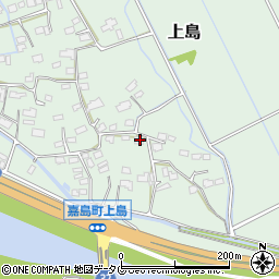 熊本県上益城郡嘉島町上島1310周辺の地図