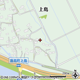 熊本県上益城郡嘉島町上島1225-1周辺の地図