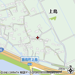 熊本県上益城郡嘉島町上島1325周辺の地図