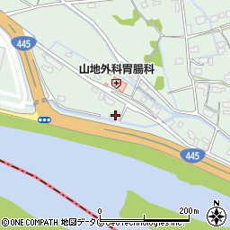 熊本県上益城郡嘉島町上島2481周辺の地図