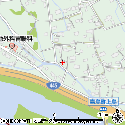 熊本県上益城郡嘉島町上島2766周辺の地図