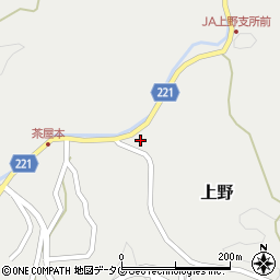 熊本県上益城郡御船町上野2223周辺の地図