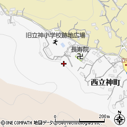 長崎県長崎市西立神町12周辺の地図