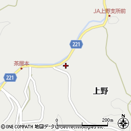 熊本県上益城郡御船町上野2221周辺の地図