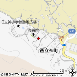 長崎県長崎市西立神町10-58周辺の地図