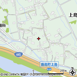 熊本県上益城郡嘉島町上島1358周辺の地図