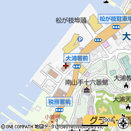 大浦地区防犯協会連合会周辺の地図