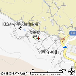 長崎県長崎市西立神町10周辺の地図