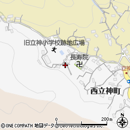 長崎県長崎市西立神町12-26周辺の地図
