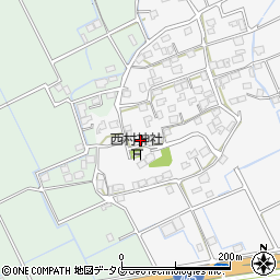 熊本県上益城郡嘉島町上六嘉941周辺の地図