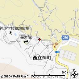 長崎県長崎市西立神町10-48周辺の地図