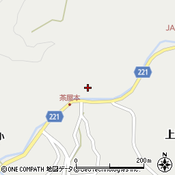 熊本県上益城郡御船町上野1541周辺の地図