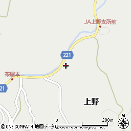 熊本県上益城郡御船町上野2224周辺の地図