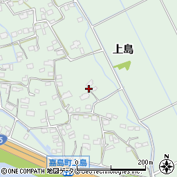 熊本県上益城郡嘉島町上島1214周辺の地図