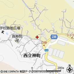 長崎県長崎市東立神町18周辺の地図