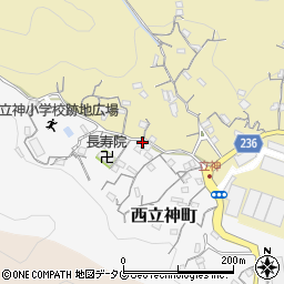 長崎県長崎市西立神町10-44周辺の地図