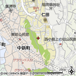 長崎県長崎市稲田町15周辺の地図