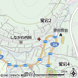 長崎県長崎市愛宕周辺の地図