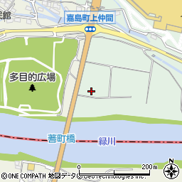 蓍町橋周辺の地図