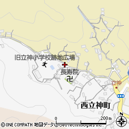 長崎県長崎市西立神町11-17周辺の地図
