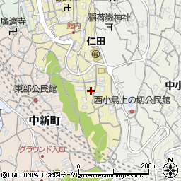 長崎県長崎市稲田町16周辺の地図